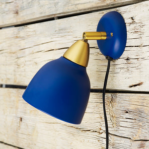 Urban Short Wall Lamp, Dark Blue