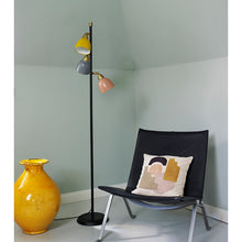 Load image into Gallery viewer, Urban Triple Floor Lamp, Real Black / multi
