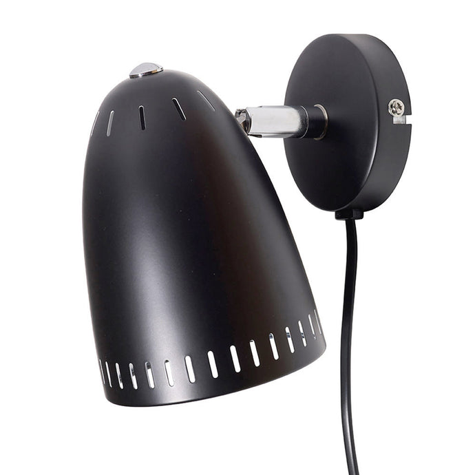 Dynamo Short Wall Lamp, Almost Black