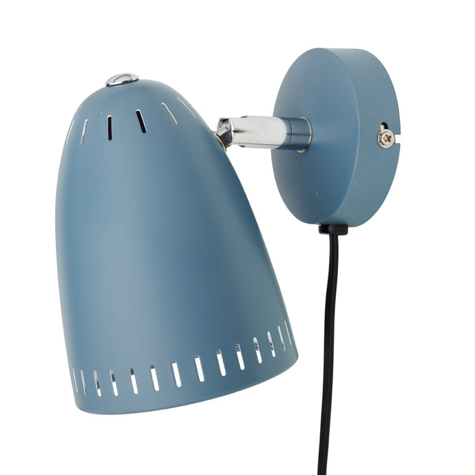 Dynamo Short Wall Lamp, Smoke Blue