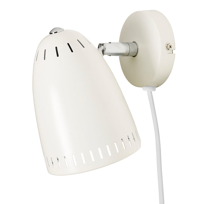 Dynamo short Wall Lamp, Whisper White/White