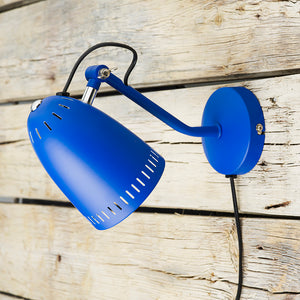 Dynamo Wall Lamp, Reflex Blue