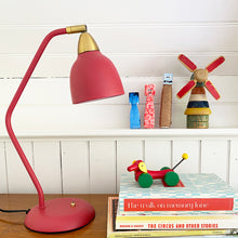 Load image into Gallery viewer, Urban Table Lamp, Raspberry Red