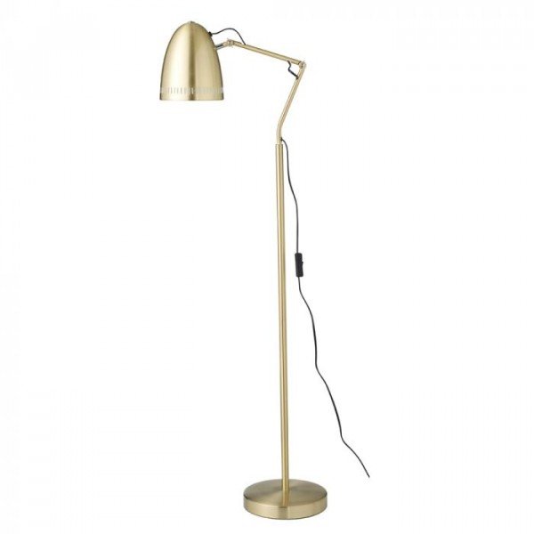 Dynamo Floor Lamp, Brushed Brass